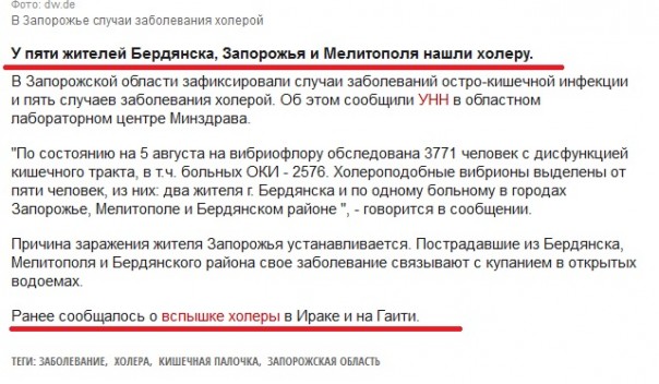 Украину накрывает вал средневековых эпидемий