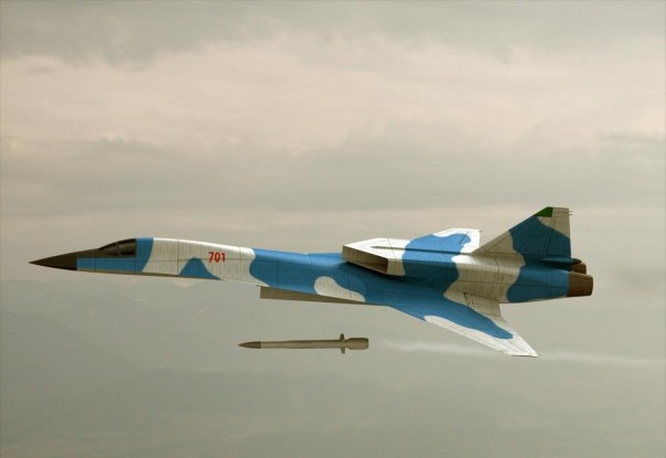 Одна ракета с этого бомбардировщика, образует в борту американского авианосца пробоину площадью более 20 кв.м.