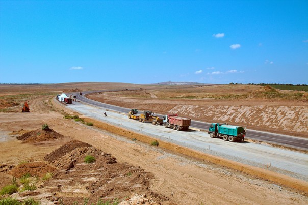 Строительство автомобильной дороги к Крымскому мосту Строительство автомобильной дороги к Крымскому мосту