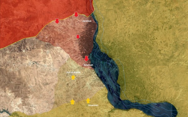 Джараблус пал | Военная обстановка под Алеппо | Подборка видео с Ближневосточного фронта 24.08.2016