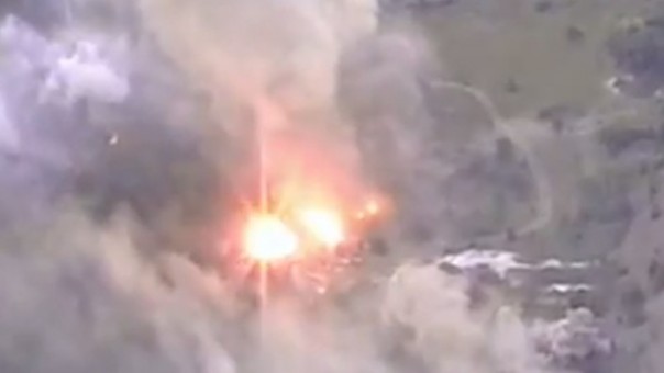 Очередной самоподрыв кондиционеров на позициях ВСУ (Видео)