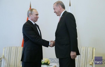 Переговоры Владимира Путина и Реджепа Тайипа Эрдогана.