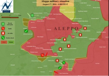 Битва за Алеппо. Военная обстановка на 17.08.2016. Colonel Cassad