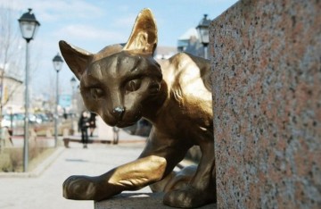 Сквер Сибирских кошек в Тюмени