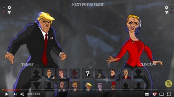 Политический Mortal Kombat: Трамп vs Клинтон