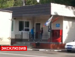 Видео атаки боевиков на пост ДПС под Москвой