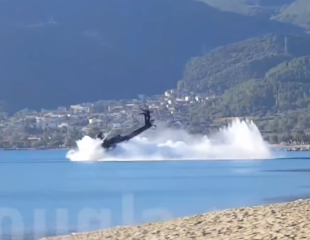 Вертолёт "Apache" подводной авиации НАТО с треском провалил испытания в Греции