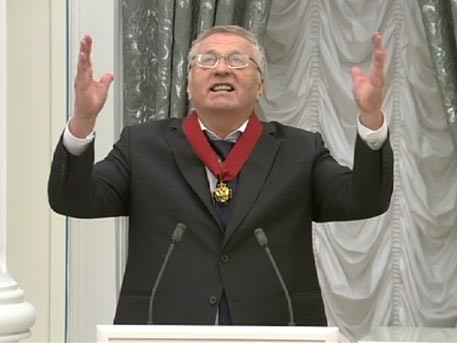 Жириновский после награждения Путиным процитировал... «Боже, царя храни»...