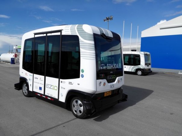 В Хельсинки запустили беспилотные автобусы