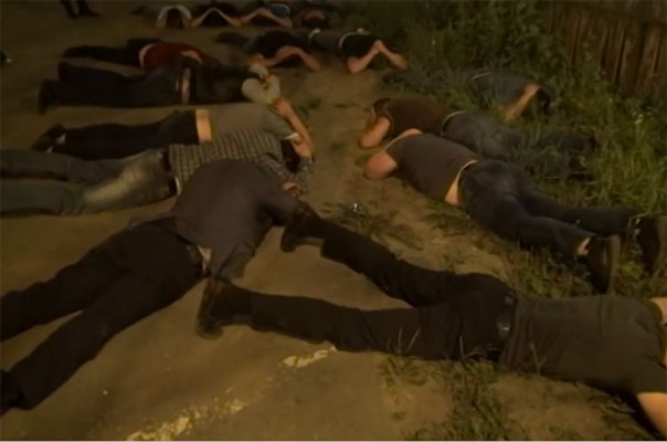 Целая сотня «братков» задержана на «сходке» в Подмосковье