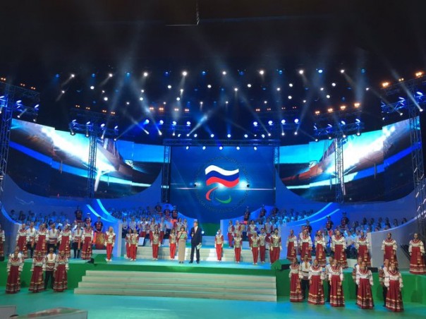 Спасибо, Беларусь: Сеть о появлении флага России на открытии Паралимпиады Спасибо, Беларусь: Сеть о появлении флага России на открытии Паралимпиады