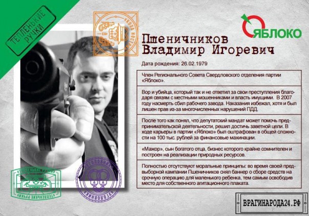Криминальная оппозиция - выборы 2016