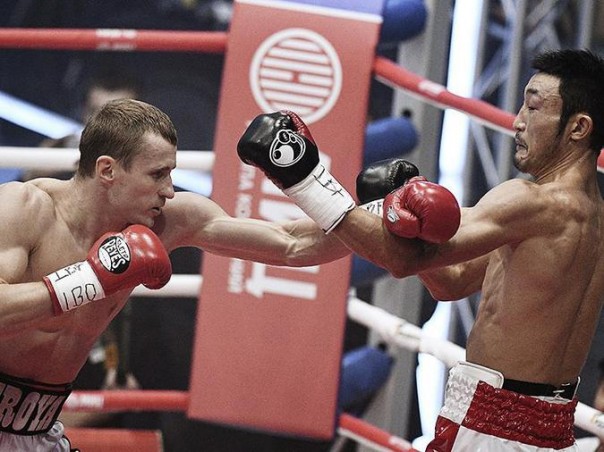 Впечатляющее видео жесткого нокаута японца российским боксером