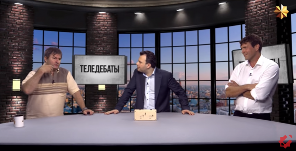 Теледебаты. Олег Царёв/Александр Никонов."Почему русские убивают русских?"