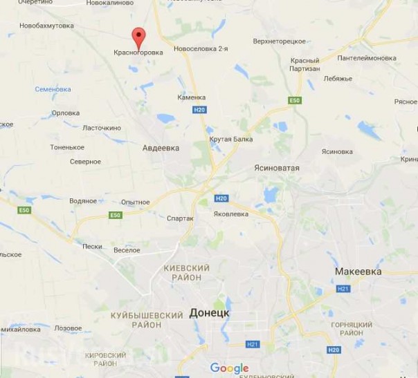 Под Донецком взорвался штаб ВСУ