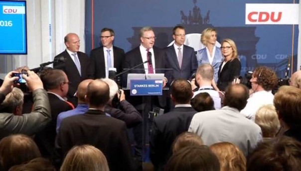 Партия Меркель проигрывает на выборах в Берлине