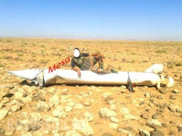 Кадры ракетного удара ПВО Сирии по истребителю ВВС Израиля