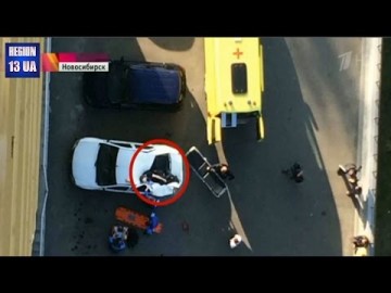 История чудесного спасения в Новосибирске: Опасный трюк на перилах балкона