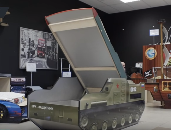 Против ночных кошмаров: детскую кровать в виде ЗРК «Бук» сделали в Санкт-Петербурге