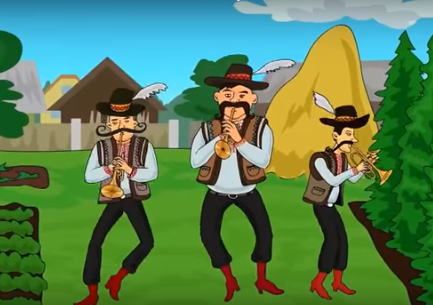 Музыкальная пауза. Хай жЫвэ кобыла Зина и коза Марьяна