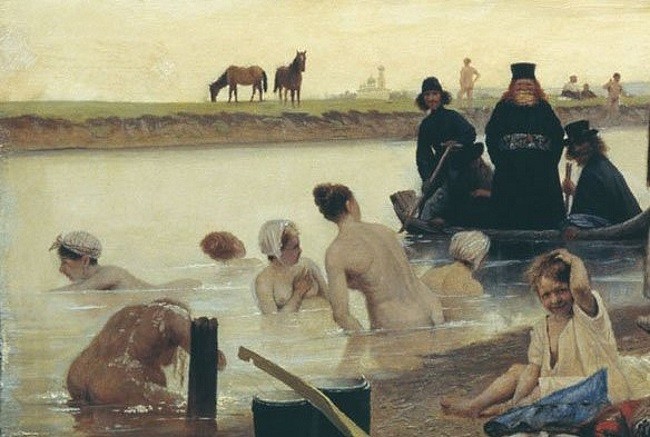 «Картина Репина «Приплыли»: о какой картине идёт речь, и кто действительно её автор 