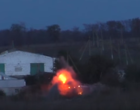 Опять некондиционный кондиционер поджёг позиции укрофашистов.