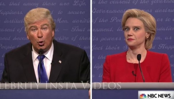 Клинтон чуть не упала со стула, когда увидела пародию на себя