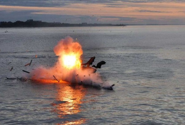 На катере ВМС Украины взорвался двигатель