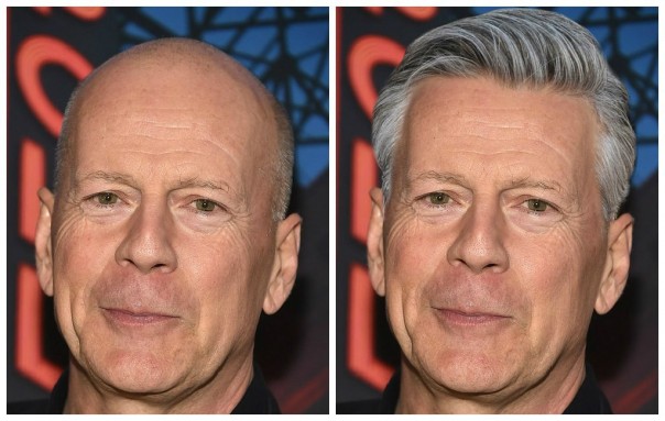 Если бы у лысых знаменитостей были волосы Если бы у лысых знаменитостей были волосы