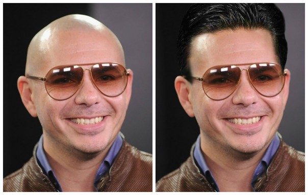 Если бы у лысых знаменитостей были волосы Если бы у лысых знаменитостей были волосы