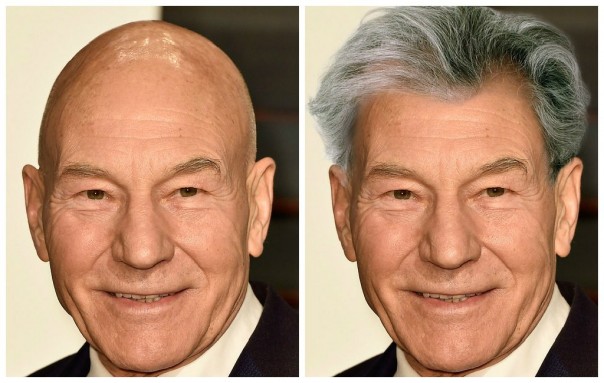 Если бы у лысых знаменитостей были волосы Если бы у лысых знаменитостей были волосы