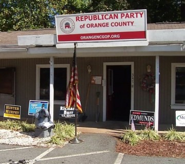 Неизвестные подожгли отделение республиканцев в Северной Каролине