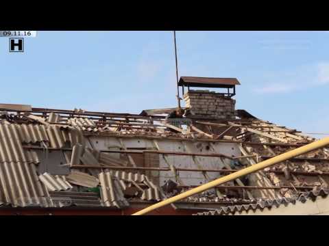 Последствия обстрелов Ирмино.