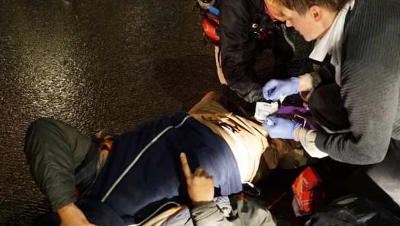 Неизвестный снайпер подстрелил протестующего на майдане в Портленде