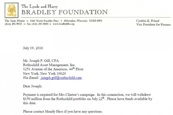 Фонд Bradley, Ротшильды, офшоры и сенсационные финансовые махинации Клинтон раскрыли хакеры Anonymous Фонд Bradley, Ротшильды, офшоры и сенсационные финансовые махинации Клинтон раскрыли хакеры Anonymous