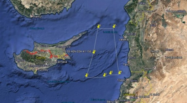 Россия закрывает участок восточной части Средиземного моря перед ракетными стрельбами