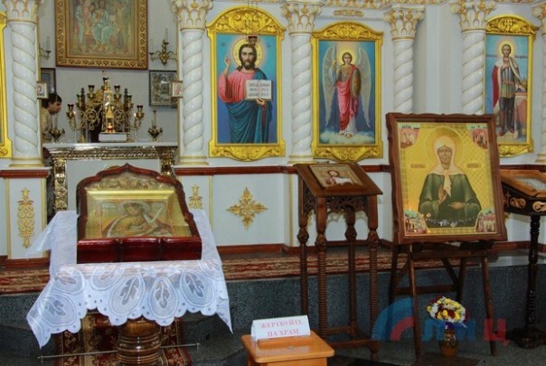 Глава ЛНР принял участие в установке в Луганске закладного камня памятника Александру Невскому