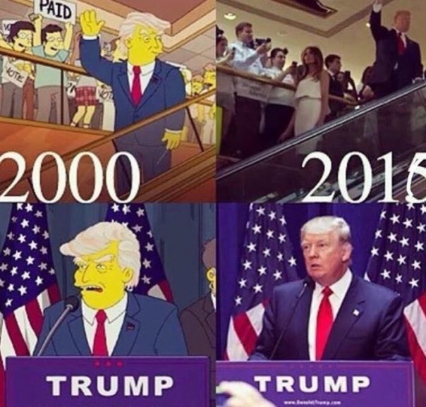 Пророчество "Симпсонов" о Трампе