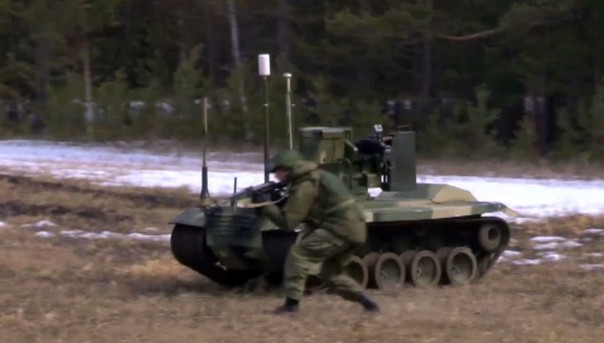 Уникального робота испытали в Ракетных войсках стратегического назначения