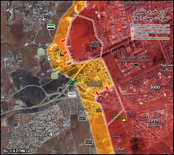 Обзор карты боевых действий от 04.12.2016г (Сирия, Ирак и Йемен)