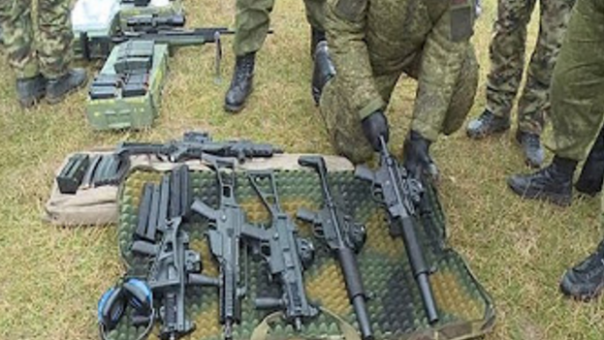 Совместная огневая подготовка военнослужащих трех стран на учении «Славянское братство—2016»