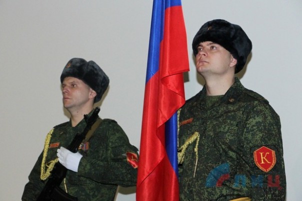 Комендантский полк Народной милиции ЛНР отпраздновал вторую годовщину образования Комендантский полк Народной милиции ЛНР отпраздновал вторую годовщину образования