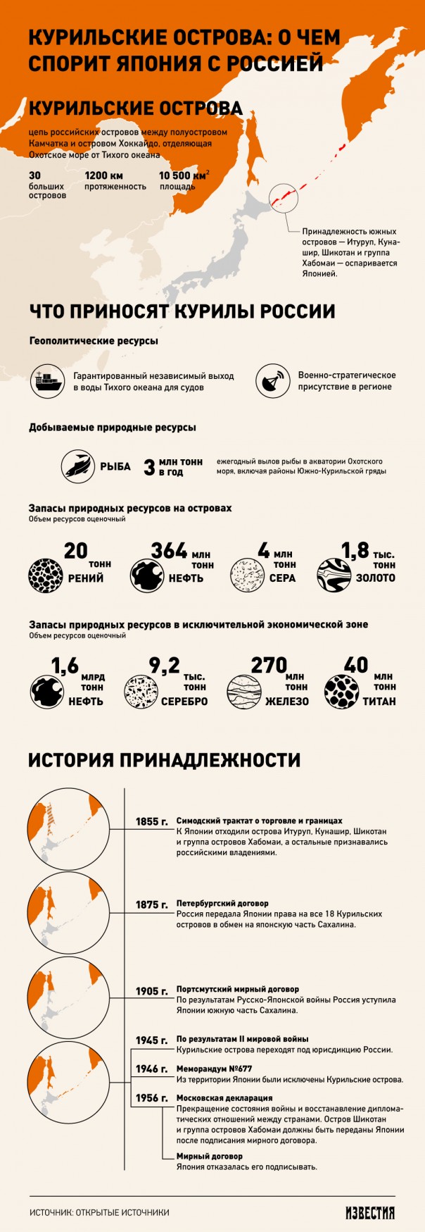 Токийский визит: решится ли вопрос Курильских островов?