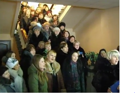 Песенный флешмоб. Снежное, Дебальцево, Волгоград, Краснодон , Казахстан, Астана, Крым, станция Азовская, Санкт-Петербург, Ноябрьск, Тирасполь, Харцызск, Лариса Ратич