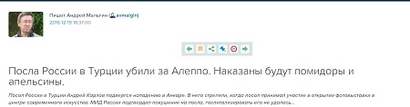 Убит посол России. Кто заказал либеральный хор?