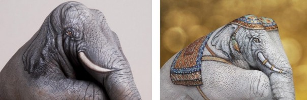 Hand Art – впечатляющие иллюстрации на руках 