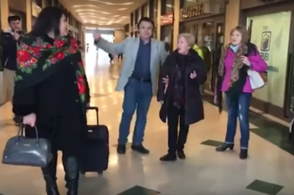 На вокзале в Риме спели "Катюшу"