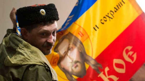 В ЛНР казаки установили мемориал своему атаману Павлу Дремову