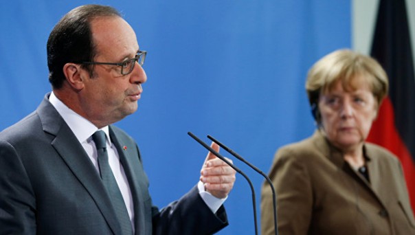 Меркель и Олланд заявили, что санкции против России придется продлить