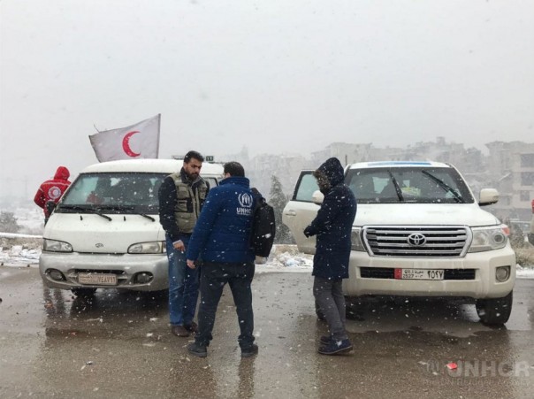 Первый снег в Алеппо. Первый снег в Алеппо.